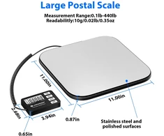 UNIWEIGH skaitmeninės pašto svarstyklės iki 200 kg, 10 g tikslumas UNI-BS012-Q12