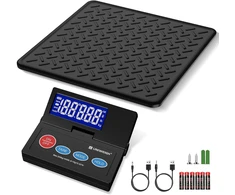 UNIWEIGH skaitmeninės siuntų svarstyklės iki 200 kg, 10 g tikslumo, su LCD ekranu UNI-PS4B-PRO-WI