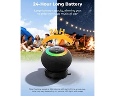 UOHHBOE belaidė Bluetooth kolonėlė IPX7 atspari vandeniui, 15 W, iki iki 24 val. grojimo laikas, RGB, F33