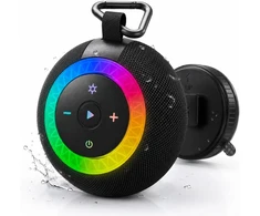 UOHHBOE belaidė Bluetooth kolonėlė IPX7 atspari vandeniui, 15 W, iki iki 24 val. grojimo laikas, RGB, F33