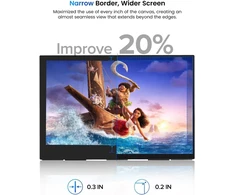 UPERFECT nešiojamasis monitorius 15,6 col. Full HD IPS 60 Hz M156A08