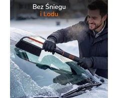Upgrade4cars automobilio stiklų ledo grandiklis su šepečiu iš ABS plastiko WP2