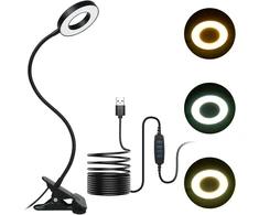 URAQT LED stalinė lempa su spaustuku, 48 LED, USB, 7 W, U4-TLH210325-FBA