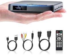 Vaizdo grotuvas Desobry mini DVD grotuvas televizoriui su HDMI, USB/TF, 1080p, MD115B