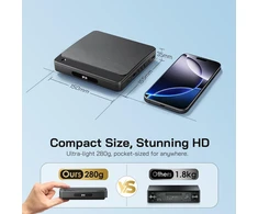 Vaizdo grotuvas WOLFANG DVD grotuvas su HDMI 1080p, USB ir kelių regionų palaikymu WDV03