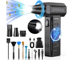 Valiklis BKXCHA elektrinė dulkių pūstuvė su LED žibintuvėliu, 150000 aps./min., 6000 mAh, C2