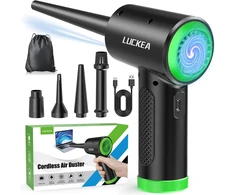 Valiklis LUCKEA elektrinis dulkių pūstuvas kompiuteriui, 3 greičiai, USB-C, C4915-6