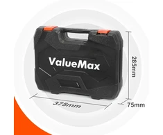 ValueMax 150 dalių įrankių rinkinys su lagaminu, komplektas namų remontui V009009