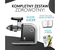 Vandenberg lėtaeigė sulčiaspaudė 150 W, plieninė, reverso funkcija, VB002