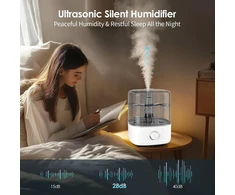 Vankarr ultragarsinis oro drėkintuvas 5 l, 25 W, 360° purkštukas JSQ5L67