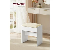VASAGLE aksominis tualetinis suoliukas KAILYN, 45 × 28,6 × 48 cm, RDS001WD01