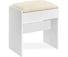 VASAGLE aksominis tualetinis suoliukas KAILYN, 45 × 28,6 × 48 cm, RDS001WD01
