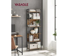 VASAGLE knygų lentyna su 6 lentynomis, 60 x 24 x 186 cm, 777LLS113B01