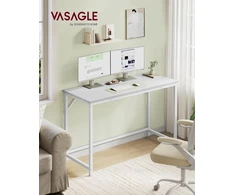 VASAGLE kompiuterinis biuro stalas 120 × 50 × 76 cm su plieniniu rėmu LWD212W101