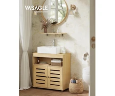 VASAGLE praustuvo spintelė 60 × 30 × 63 cm su reguliuojama lentyna BBK004YJ01