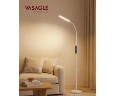 VASAGLE reguliuojama LED grindų lempa 15 W, 141–175 cm, LFL007WC02