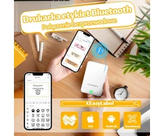 VCKHRRY Bluetooth terminis etikečių spausdintuvas 203 DPI su USB-C, HP6-C