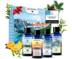 Veddelholzer pirties aromatų rinkinys su natūraliais eteriniais aliejais, 4 × 100 ml