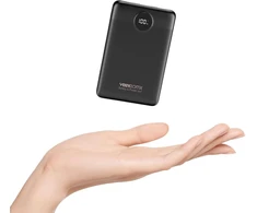 VEEKTOMX išorinė baterija 10000 mAh, 22,5 W, su USB-A ir USB-C jungtimis, VT103