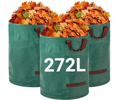 Velway sodo atliekų maišai 3 x 272 l su rankenomis, polipropileniniai 272 lx3p