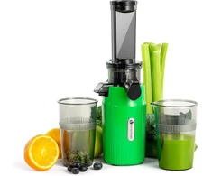 Ventray lėtaeigė sulčiaspaudė vaisiams ir daržovėms, 100 W, 400 ml, Ginnie modelis, žalia