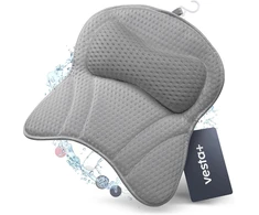 Vesta+ vonios pagalvė XXL 41 × 41 cm su 6 siurbtukais ir 8 cm galvos atrama BK-L-G