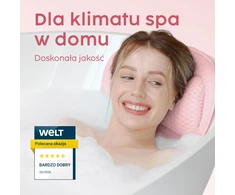 Vesta+ vonios pagalvė XXL su 6 siurbtukais ir 8 cm galvos atrama BK-L