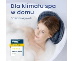 Vesta+ vonios pagalvė XXL su 6 siurbtukais ir 8 cm galvos atrama BK-L-DB