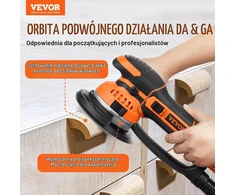 VEVOR ekscentrinis šlifuoklis 850 W, 150 mm, 3300–7400 aps./min., R7311
