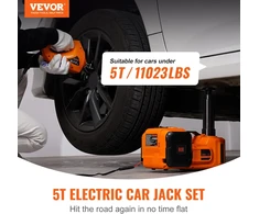 VEVOR elektrinis hidraulinis automobilio keltuvas 5 tonų su elektriniu smūginiu raktu ir įmontuota pompa ZSY01-2
