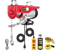 VEVOR elektrinis lyninis keltuvas 1000 kg, 1400 W, 12 m, PA1000