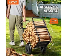 VEVOR malkų transportavimo vežimėlis 113 kg su poliuretano ratais FC1359 W/C-SYT