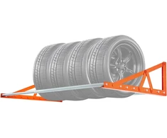 VEVOR sieninis reguliuojamas padangų laikiklis R14–R50, 79–142 cm, 181 kg, TC0519