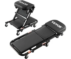 VEVOR sulankstomas mechaniko gultas-kėdutė 100 cm, 204 kg, su 6 ratukais, MC 402Z