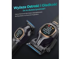 VGRPRO plaukų kirpimo mašinėlės ir trimerio rinkinys su USB-C įkrovimu V-886C V-886T