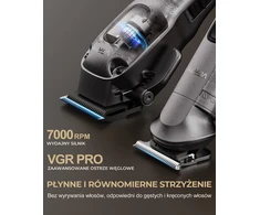 VGRPRO plaukų kirpimo mašinėlės ir trimerio rinkinys su USB-C įkrovimu V-007 V-109