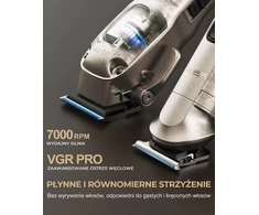 VGRPRO plaukų kirpimo mašinėlės ir trimerio rinkinys su USB-C įkrovimu V-007 V-109