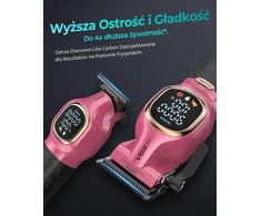 VGRPRO plaukų kirpimo mašinėlės ir trimerio rinkinys V-886C V-886T su DLC ašmenimis