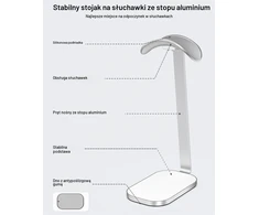VICHYIE ausinių stovas sidabro baltos spalvos X3