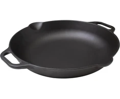 Victoria žaliavinė paelijos keptuvė, 33 cm, žaliavinė, juoda, SKL-313