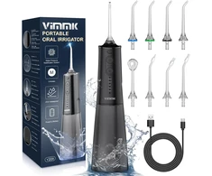 Vimmk belaidis burnos irigatorius, 300 ml, 5 režimai, IPX7, Y208