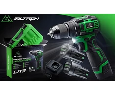 Virella akumuliatorinis bešepetėlis gręžtuvas-suktuvas 50 Nm, 16,8 V, MILTRON LITE