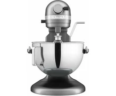 Virtuvinis kombainas KitchenAid Heavy Duty planetarinis maišytuvas su pakeliama 5,2 l metaline misa, sidabro spalvos