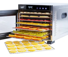 Vita5 maisto džiovyklė su 7 nerūdijančio plieno padėklais, 650 W, temperatūra 35–75 °C, 5535787