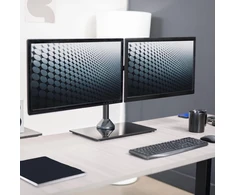 VIVO dvigubas monitorių stovas iki 32 colių ekranams, 10 kg, STAND-V002FG