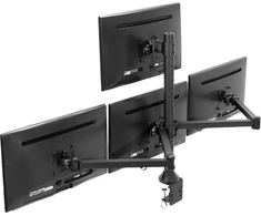 VIVO keturių monitorių stalinis laikiklis 33–81,3 cm, VESA 75 × 75/100 × 100 mm STAND-V104A