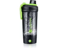 VOLTRX elektrinis baltymų kokteilių plaktuvas USB-C, 600 ml, 6000 aps./min., VT004