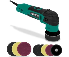 VONROC automatinė poliravimo mašina Dual Action 400 W, 50 mm ir 75 mm, 2000–6800 RPM
