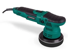 VONROC automobilinė poliravimo mašina 650 W, 125 mm diskas, reguliuojamas greitis, Dual Action, PM504AC