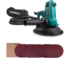 VONROC ekscentrinė sienų ir lubų šlifuoklis 750 W, 180 mm skersmuo, su dulkių rinktuvu, S_DS501AC